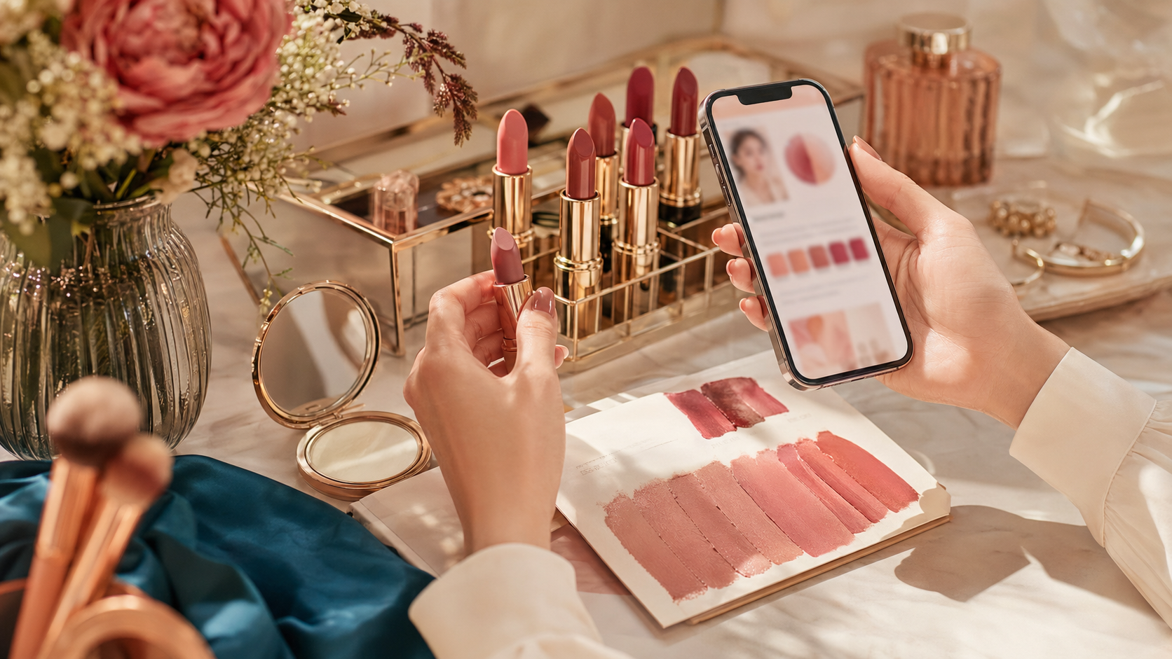 AI Lip Color Report promotional artwork