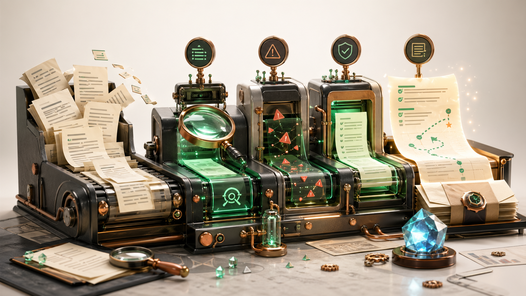 文字包诊断机器宣传视觉